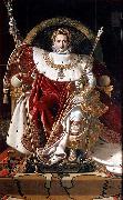 Jean Auguste Dominique Ingres Napoleon on his Imperial throne Sweden oil painting artist